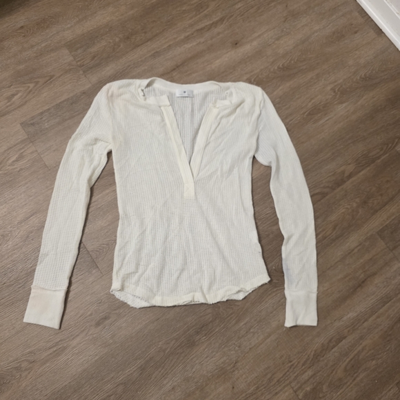 Socialite Cream Button Down Shirt - Picture 5 of 5